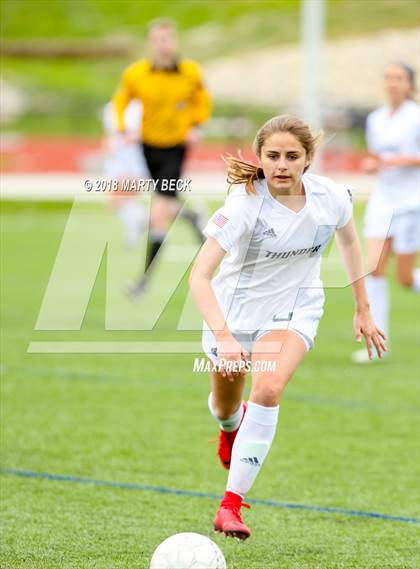 Thumbnail 2 in St James Academy vs. Waynesville (Helias Invitational) photogallery.