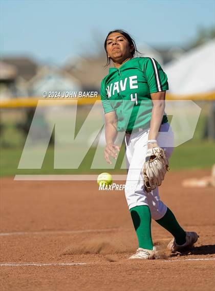Thumbnail 3 in Churchill County vs. Pahrump Valley (NIAA 3A State Winners Semifinals) photogallery.