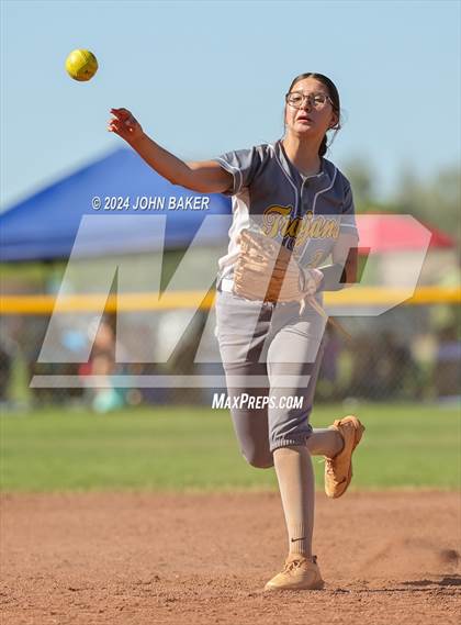 Thumbnail 2 in Churchill County vs. Pahrump Valley (NIAA 3A State Winners Semifinals) photogallery.