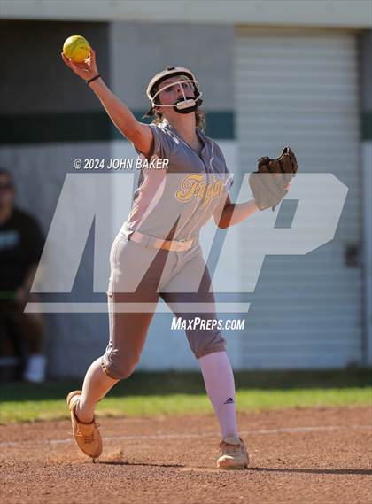 Thumbnail 3 in Churchill County vs. Pahrump Valley (NIAA 3A State Winners Semifinals) photogallery.