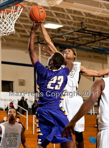 Thumbnail 2 in Cathedral vs. St. Anthony's (Catholic School Showcase) photogallery.