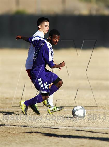 Thumbnail 2 in Tucson High Magnet School vs Rincon (Chris Maier Soccer Tournament) photogallery.