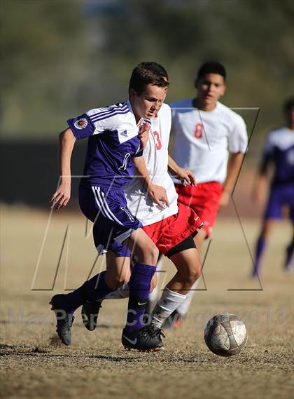 Thumbnail 3 in Tucson High Magnet School vs Rincon (Chris Maier Soccer Tournament) photogallery.