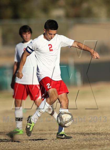 Thumbnail 3 in Tucson High Magnet School vs Rincon (Chris Maier Soccer Tournament) photogallery.