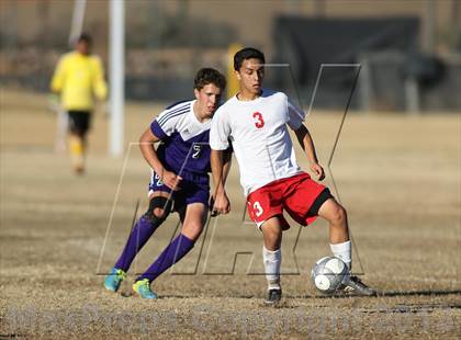 Thumbnail 3 in Tucson High Magnet School vs Rincon (Chris Maier Soccer Tournament) photogallery.