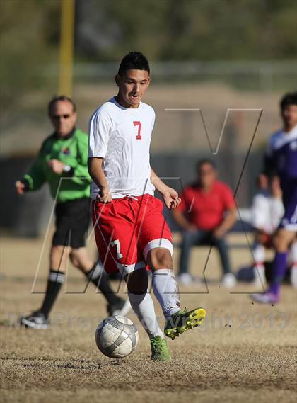 Thumbnail 2 in Tucson High Magnet School vs Rincon (Chris Maier Soccer Tournament) photogallery.
