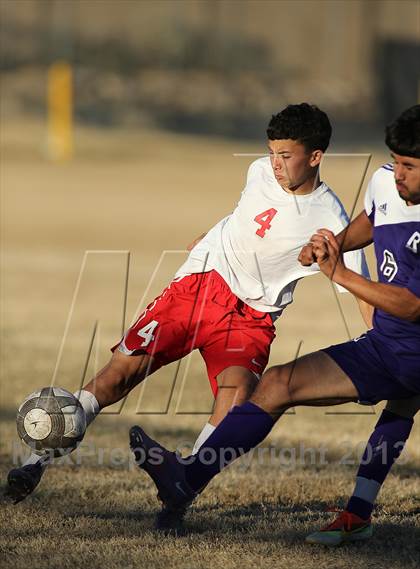 Thumbnail 3 in Tucson High Magnet School vs Rincon (Chris Maier Soccer Tournament) photogallery.
