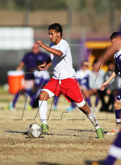 Thumbnail 1 in Tucson High Magnet School vs Rincon (Chris Maier Soccer Tournament) photogallery.