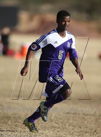 Thumbnail 3 in Tucson High Magnet School vs Rincon (Chris Maier Soccer Tournament) photogallery.