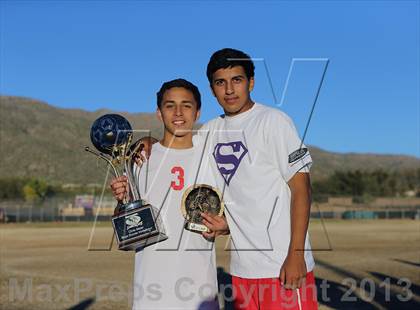 Thumbnail 1 in Tucson High Magnet School vs Rincon (Chris Maier Soccer Tournament) photogallery.