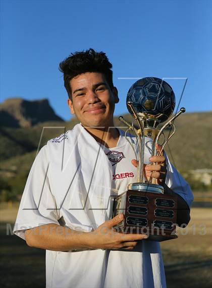 Thumbnail 1 in Tucson High Magnet School vs Rincon (Chris Maier Soccer Tournament) photogallery.