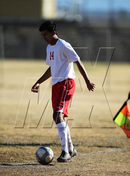 Thumbnail 2 in Tucson High Magnet School vs Rincon (Chris Maier Soccer Tournament) photogallery.