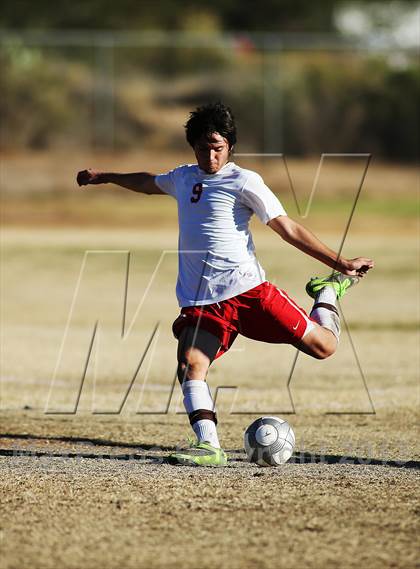 Thumbnail 1 in Tucson High Magnet School vs Rincon (Chris Maier Soccer Tournament) photogallery.