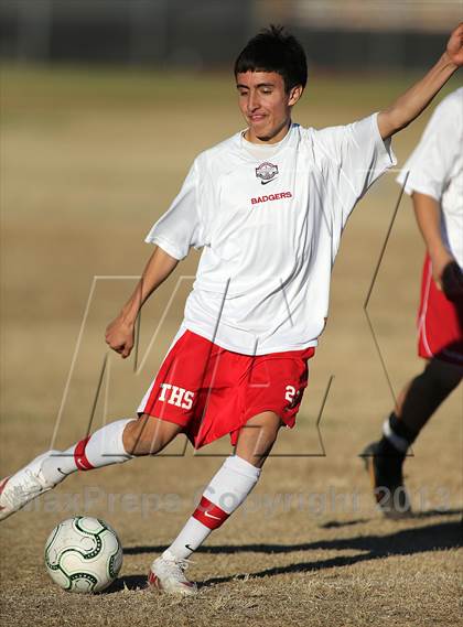 Thumbnail 1 in Tucson High Magnet School vs Rincon (Chris Maier Soccer Tournament) photogallery.