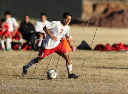 Thumbnail 2 in Tucson High Magnet School vs Rincon (Chris Maier Soccer Tournament) photogallery.