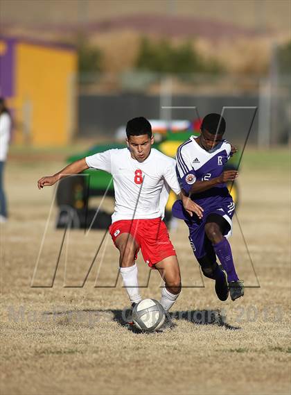 Thumbnail 1 in Tucson High Magnet School vs Rincon (Chris Maier Soccer Tournament) photogallery.
