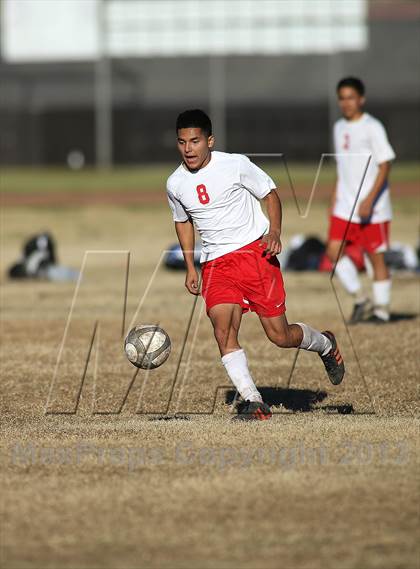 Thumbnail 3 in Tucson High Magnet School vs Rincon (Chris Maier Soccer Tournament) photogallery.