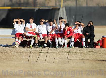 Thumbnail 1 in Tucson High Magnet School vs Rincon (Chris Maier Soccer Tournament) photogallery.