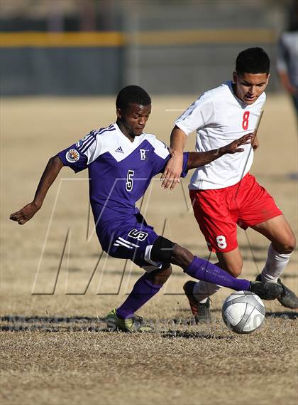 Thumbnail 2 in Tucson High Magnet School vs Rincon (Chris Maier Soccer Tournament) photogallery.