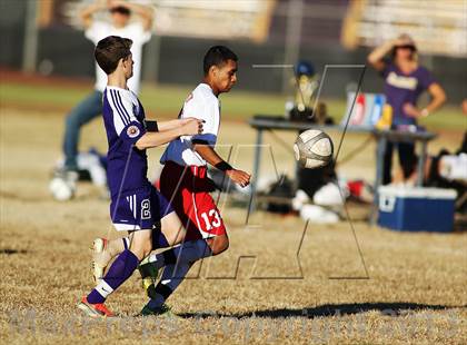 Thumbnail 1 in Tucson High Magnet School vs Rincon (Chris Maier Soccer Tournament) photogallery.