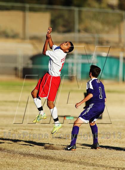 Thumbnail 1 in Tucson High Magnet School vs Rincon (Chris Maier Soccer Tournament) photogallery.