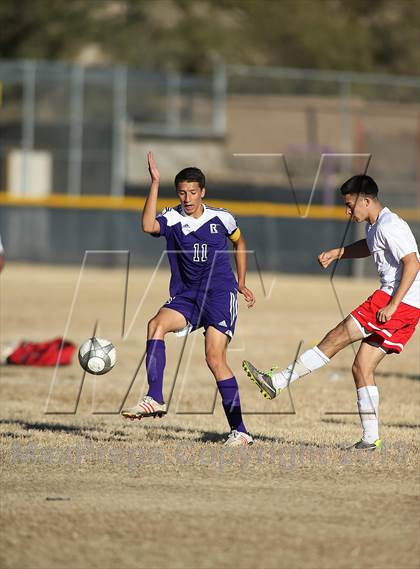 Thumbnail 1 in Tucson High Magnet School vs Rincon (Chris Maier Soccer Tournament) photogallery.