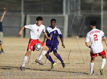 Thumbnail 3 in Tucson High Magnet School vs Rincon (Chris Maier Soccer Tournament) photogallery.