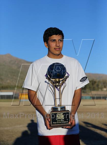 Thumbnail 2 in Tucson High Magnet School vs Rincon (Chris Maier Soccer Tournament) photogallery.