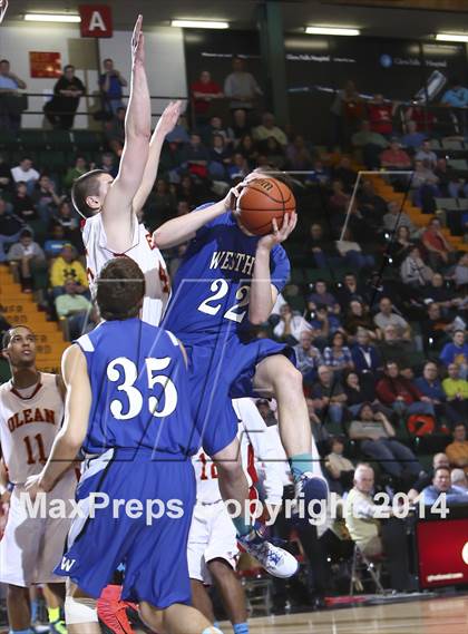 Thumbnail 3 in Olean vs. Westhill (NYSPHSAA Class B Final) photogallery.