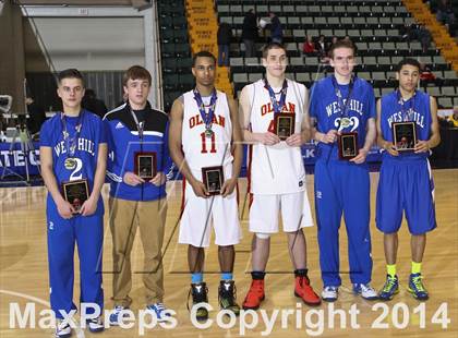 Thumbnail 2 in Olean vs. Westhill (NYSPHSAA Class B Final) photogallery.
