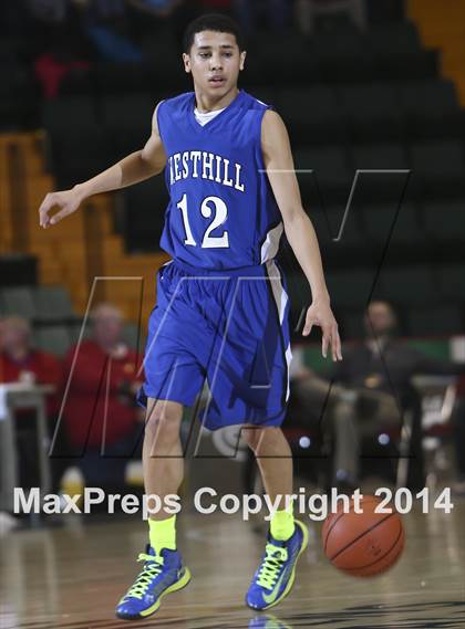 Thumbnail 1 in Olean vs. Westhill (NYSPHSAA Class B Final) photogallery.