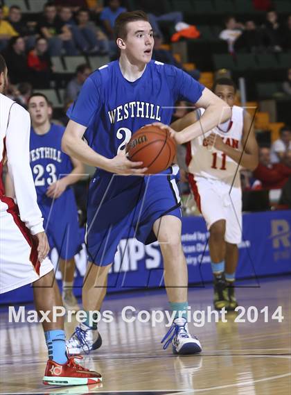 Thumbnail 3 in Olean vs. Westhill (NYSPHSAA Class B Final) photogallery.