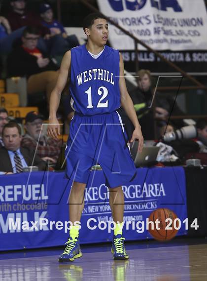Thumbnail 3 in Olean vs. Westhill (NYSPHSAA Class B Final) photogallery.