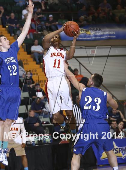 Thumbnail 3 in Olean vs. Westhill (NYSPHSAA Class B Final) photogallery.