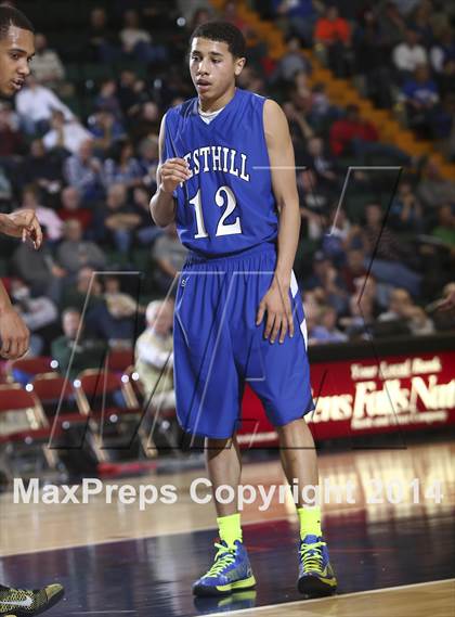 Thumbnail 1 in Olean vs. Westhill (NYSPHSAA Class B Final) photogallery.