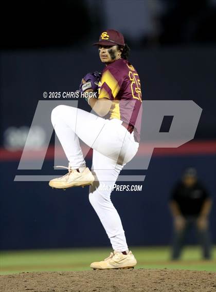 Thumbnail 1 in Ironwood Ridge vs Salpointe Catholic (AIA 4A BaseballSemifinal) photogallery.