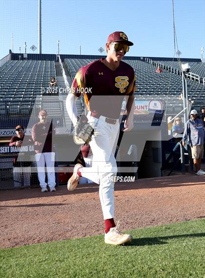 Thumbnail 1 in Ironwood Ridge vs Salpointe Catholic (AIA 4A BaseballSemifinal) photogallery.