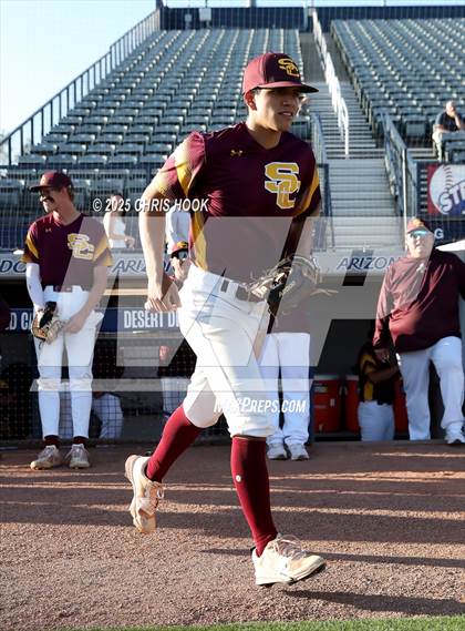 Thumbnail 2 in Ironwood Ridge vs Salpointe Catholic (AIA 4A BaseballSemifinal) photogallery.