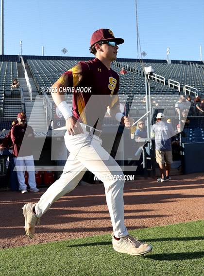 Thumbnail 3 in Ironwood Ridge vs Salpointe Catholic (AIA 4A BaseballSemifinal) photogallery.