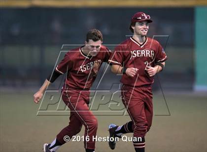 Thumbnail 2 in JSerra Catholic vs. Mira Costa (Boras Classic - South) photogallery.