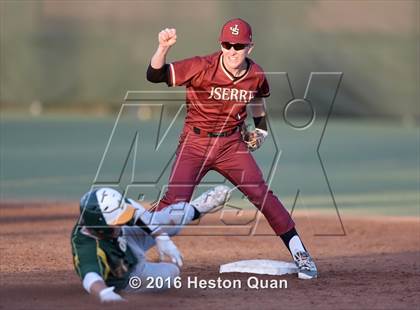 Thumbnail 1 in JSerra Catholic vs. Mira Costa (Boras Classic - South) photogallery.