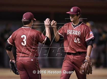 Thumbnail 1 in JSerra Catholic vs. Mira Costa (Boras Classic - South) photogallery.