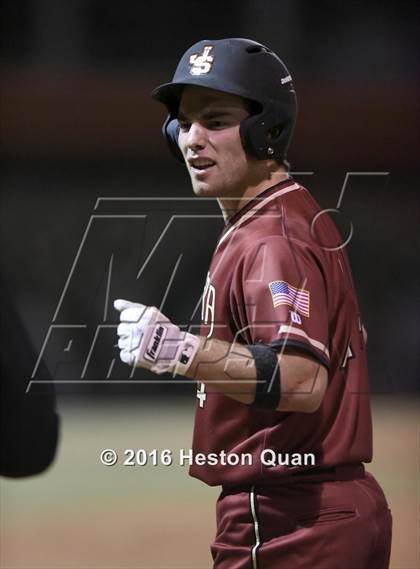 Thumbnail 2 in JSerra Catholic vs. Mira Costa (Boras Classic - South) photogallery.