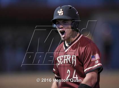 Thumbnail 1 in JSerra Catholic vs. Mira Costa (Boras Classic - South) photogallery.