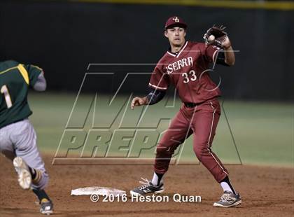 Thumbnail 2 in JSerra Catholic vs. Mira Costa (Boras Classic - South) photogallery.