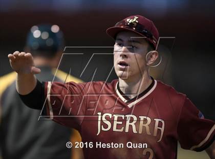 Thumbnail 2 in JSerra Catholic vs. Mira Costa (Boras Classic - South) photogallery.