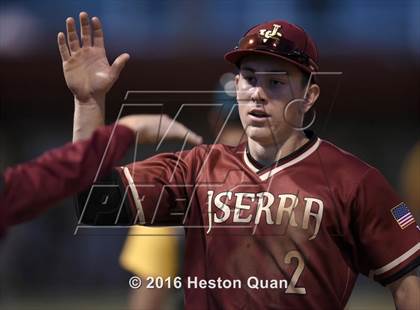 Thumbnail 3 in JSerra Catholic vs. Mira Costa (Boras Classic - South) photogallery.