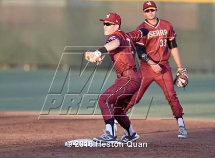 Thumbnail 1 in JSerra Catholic vs. Mira Costa (Boras Classic - South) photogallery.