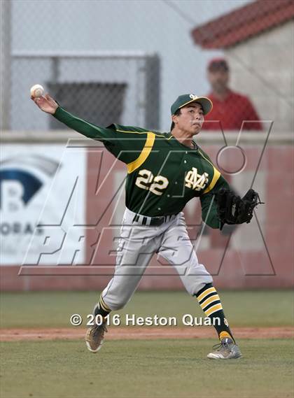 Thumbnail 1 in JSerra Catholic vs. Mira Costa (Boras Classic - South) photogallery.