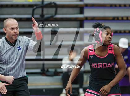 Thumbnail 2 in Jordan vs. Lumpkin County (GHSA D2 Duals Championship Final) photogallery.